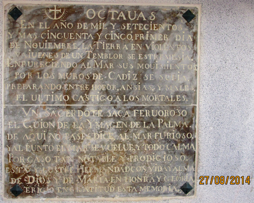 Lápida-Virgen de la Palma Lápida-Virgen de la Palma